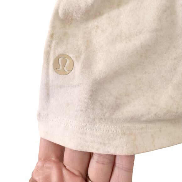 Lululemon All Yours Short Sleeve T-Shirt Cirrus Wash Lemon Strawberry Sz 8 - Picture 9 of 9